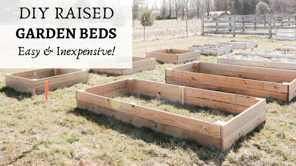 inexpensive raised garden bed
