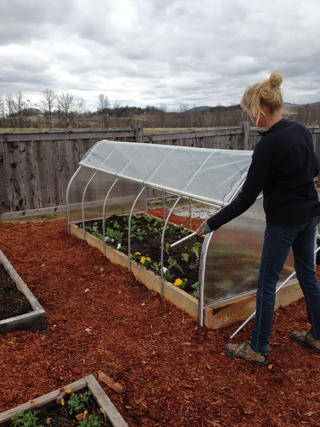 raised bed greenhouse