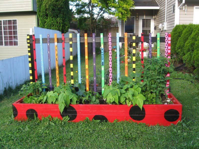 raised garden bed suitable for kids