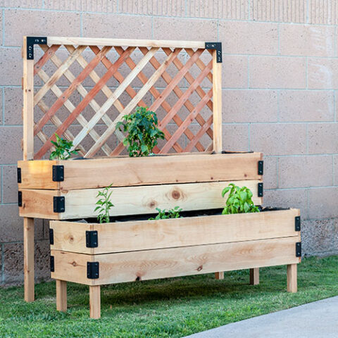 trendy and tiered raised bed