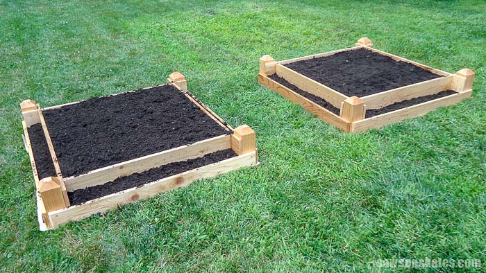 two tier garden bed